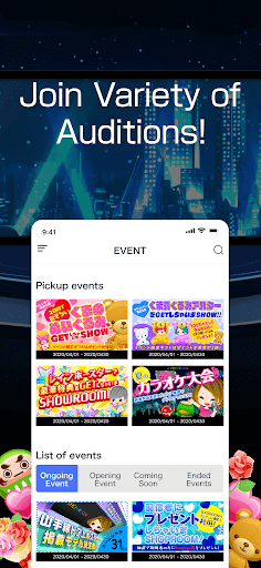 Screenshot of SHOWROOM-video live streaming