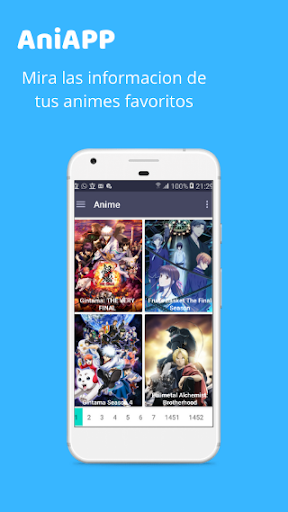 Android application Aniapp screenshort