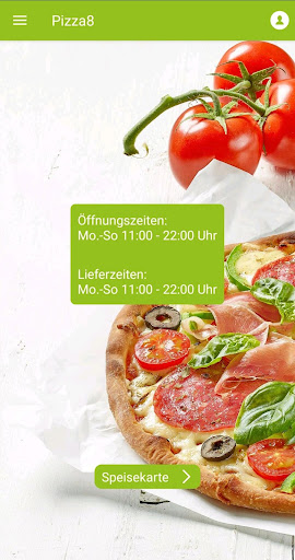 Android application Pizza8 screenshort