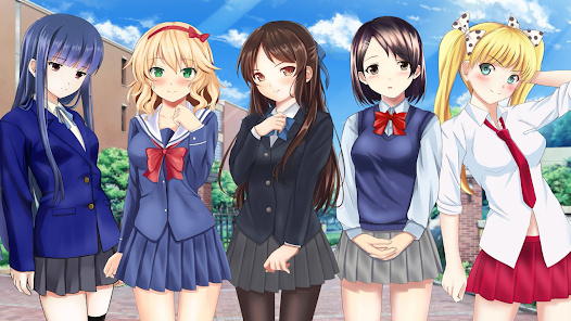 Anime High School Girl 3D Sim apklade screenshots 2