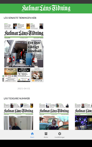 Kalmar Läns Tidning Screen 3