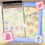 Cover Image of Download Cool Notepad Launcher Theme  APK