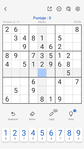 Sudoku - Sudoku Puzzles Captura de Pantalla de la Aplicación Android 6