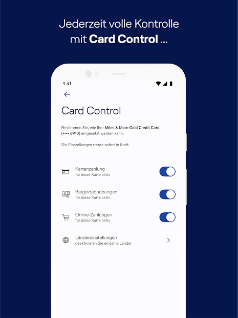 Captura 16 Miles & More Credit Card-App android