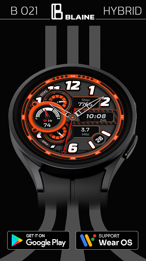Blaine 021 Hybrid Watch Face Screen 2