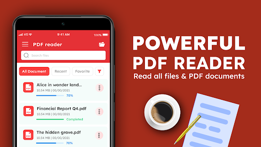 PDF Reader: Read all PDF files  screenshots 1