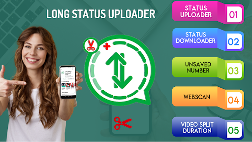 Android application WACut- Long Status Uploader screenshort