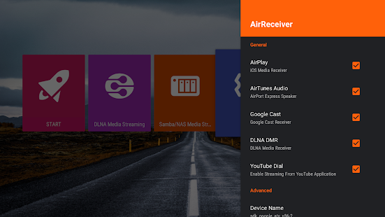 AirReceiver AirPlay Cast DLNA Captura de tela