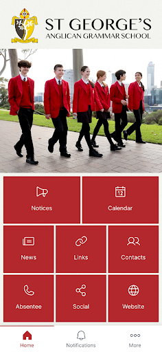 Android application St Georges screenshort