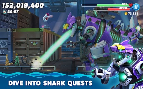 Hungry Shark World 4.9.4 MOD APK (UNLIMITED GOLD | UNLIMITED PEARL | UNLIMITED DIAMONDS | NO ADS) 12
