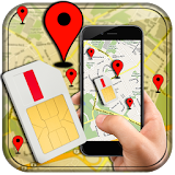 Mobile, SIM and Location Info icon