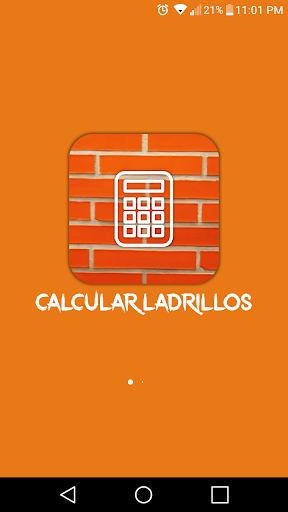 Android application Calcular ladrillos para muro y screenshort