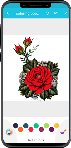 flower girls coloring book