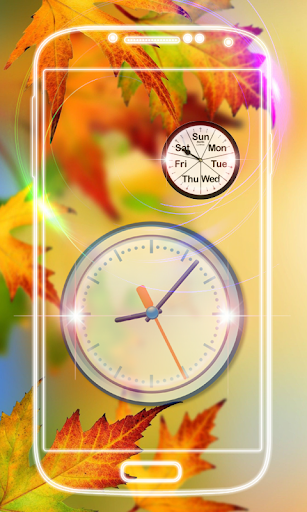 Autumn Clock live wallpaper