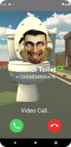 Skibidi toilet call prank chat