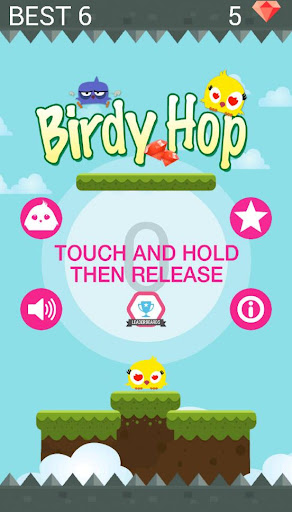 Android application Birdy Hop screenshort