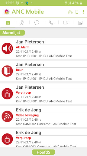 Android application ANC Mobile screenshort