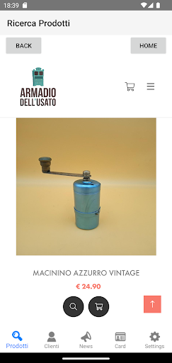 Android application Armadio dell'Usato screenshort