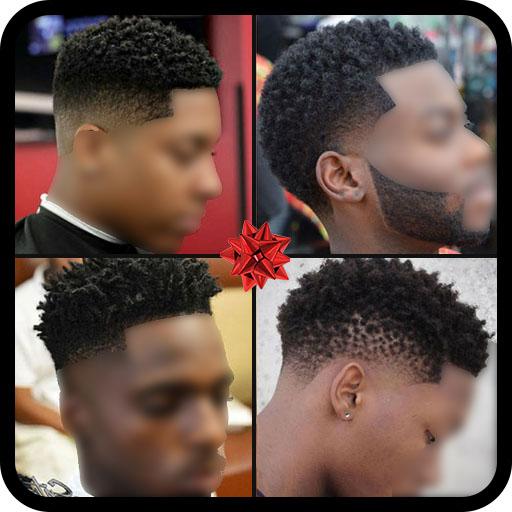 African Men Hair Style image logo
