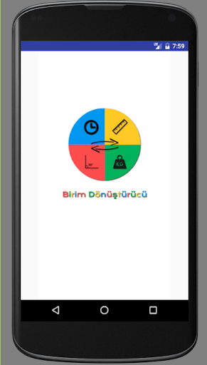 Android application Birim Dönüştürücü screenshort