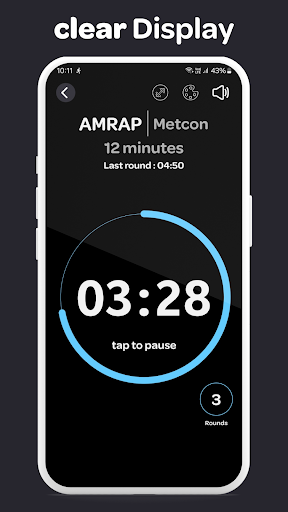 TimerWOD - interval Timer Screen 3