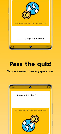 Simple Bitcoin: Learn & Earn Screen 3