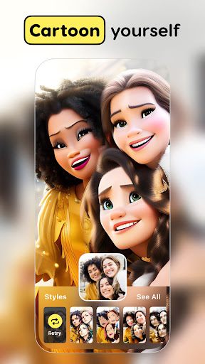 Restyle: Cartoon yourself screenshot