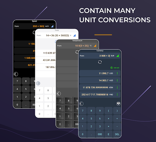 Screenshot of HiEdu Calculator Pro