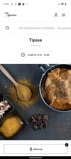 Android application Tipasa screenshort