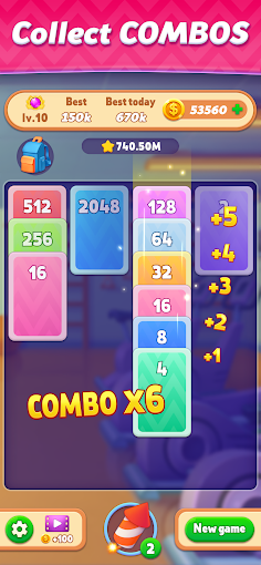 X2 Solitaire Merge-2248 Puzzle - Screenshot 3