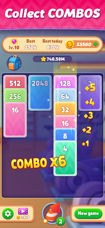 Game screenshot X2 Solitaire Merge-2248 Puzzle apk download