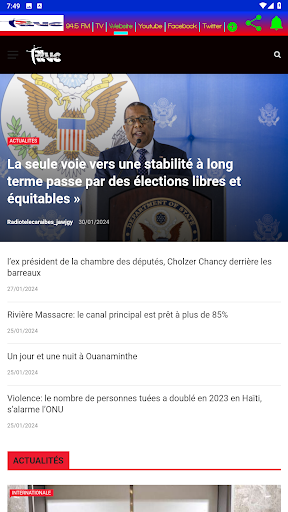 Radio Television Caraibes FM Screenshot 2 - AppWisp.com