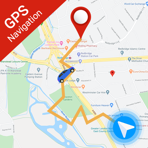 GPS Navigation: Map Directions logo