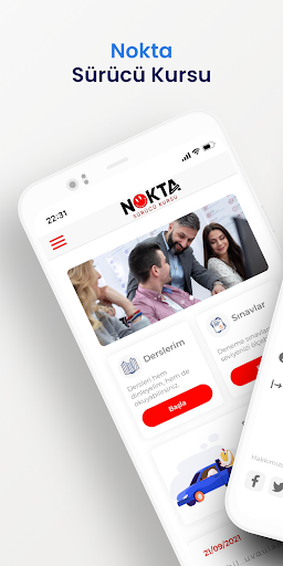 Android application Nokta Sürücü Kursu screenshort