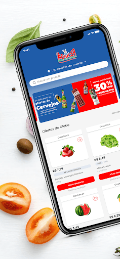 Android application Agricer Supermercados screenshort