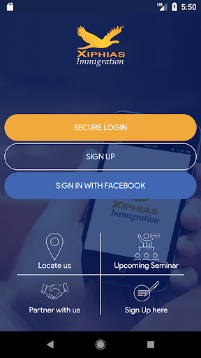 Android application XIPHIAS Immigration v2 screenshort