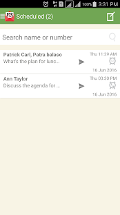 SMS-Call Scheduler Pro Captura de tela