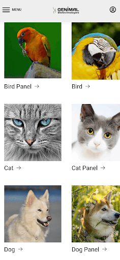 Android application Genimal Biotechnologies screenshort