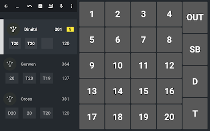 DARTS Scorekeeper | Scoreboard