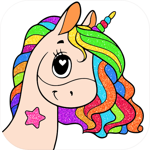 Unicórnio Para Colorir Glitter – Apps no Google Play