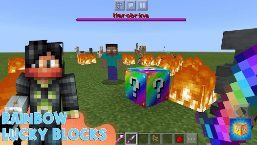 Screenshot 1 Lucky Block Mods for MCPE android