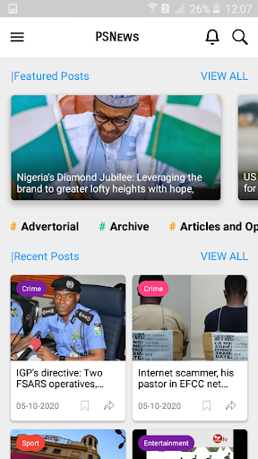 PSNews - Per Second News Screen 2