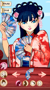 Captura de Pantalla 3 Geisha maquillaje y vestir android
