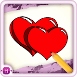 Draw Love Hearts icon