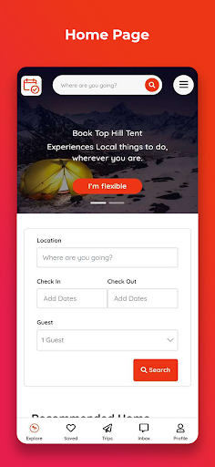 Android application Rental screenshort