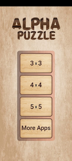 Android application Alpha Puzzle -Brain Game screenshort