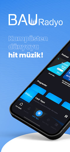 Android application BAURadyo Canlı Yayın & Podcast screenshort