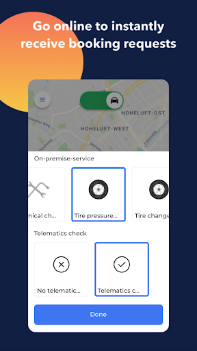 Android application Fleetadmin screenshort