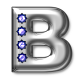 Bling-bling B-monogram icon
