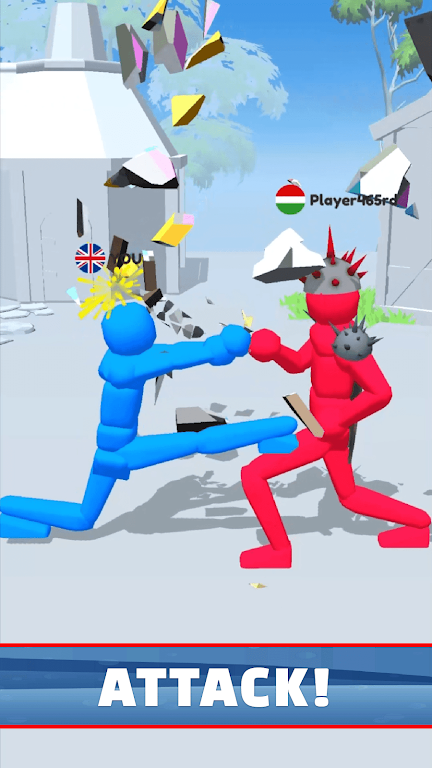 Stickman Warrior Fighting Game v2.2 MOD APK (Dumb Enemy, No ADS
